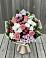 Букет цветов из: Альстромерии, Гвоздики, Розы и Хризантемы в Арсеньеве