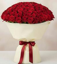 Букет 101 Красная роза Милано в Арсеньеве