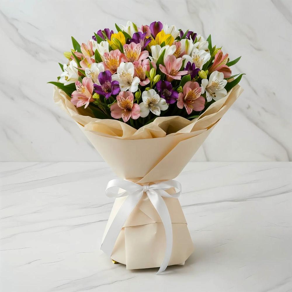 Букет цветов из: Альстромерии в Арсеньеве