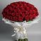 Букет 101 Красная роза Блэк Мэджик в Арсеньеве