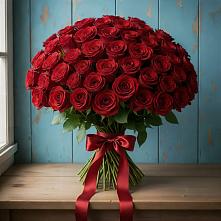 Букет Красные розы Блэк Меджик в Арсеньеве