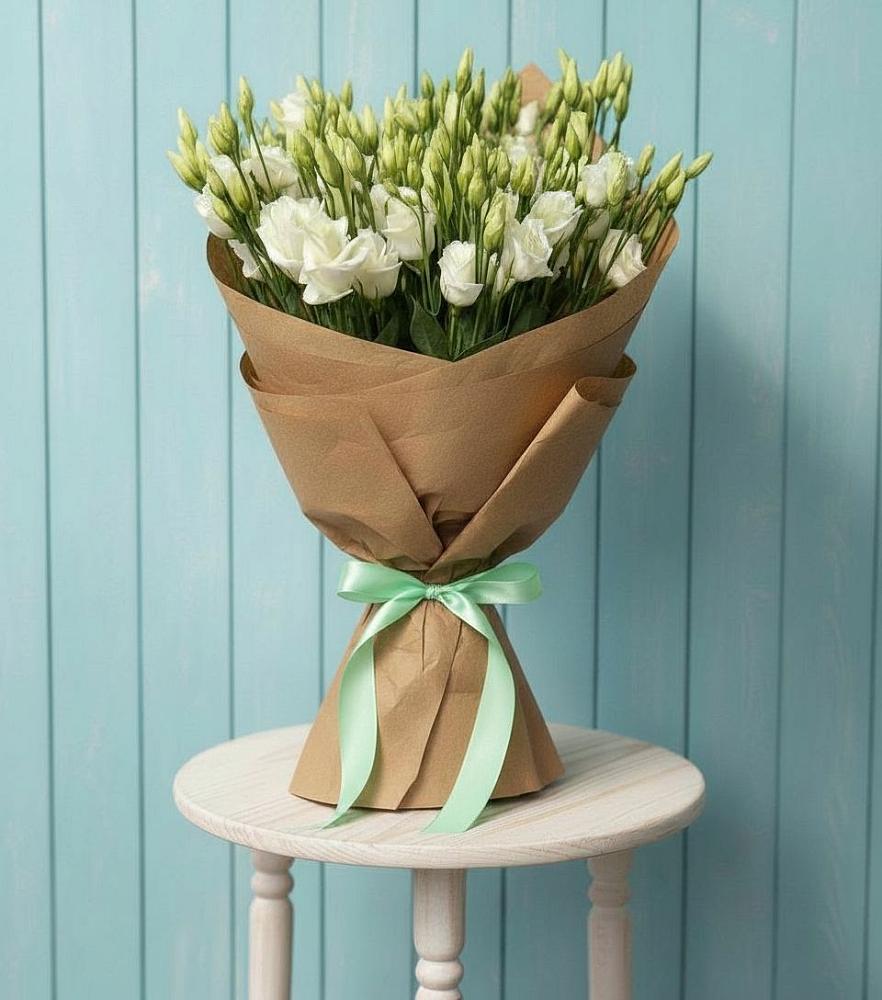 Букет цветов из: Лизиантусы в Арсеньеве