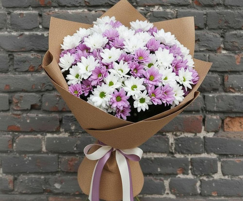 Букет цветов из: Хризантемы в Арсеньеве