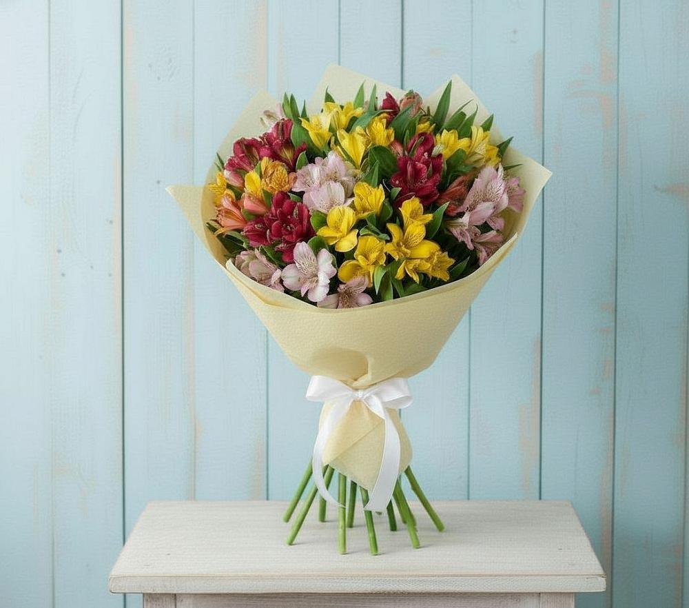 Букет цветов из: Альстромерии в Арсеньеве