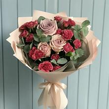 Букет цветов из:  Гвоздики и Розы в Арсеньеве