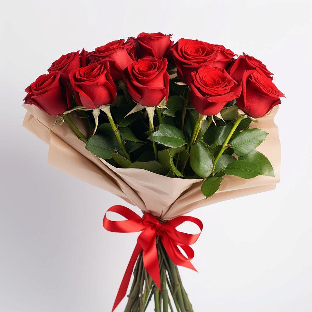 Букет 11 Красных роз Эдлесс Лав в Арсеньеве