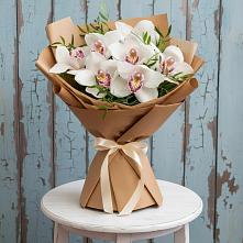 Букет цветов из:  Орхидеи и Розы в Арсеньеве